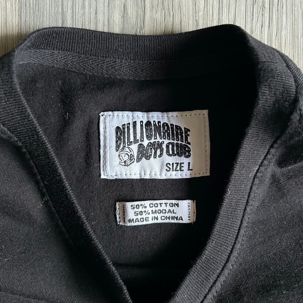 Billionaire Boys Club Astronaut Plaid Hem T-Shirt- Sz, L